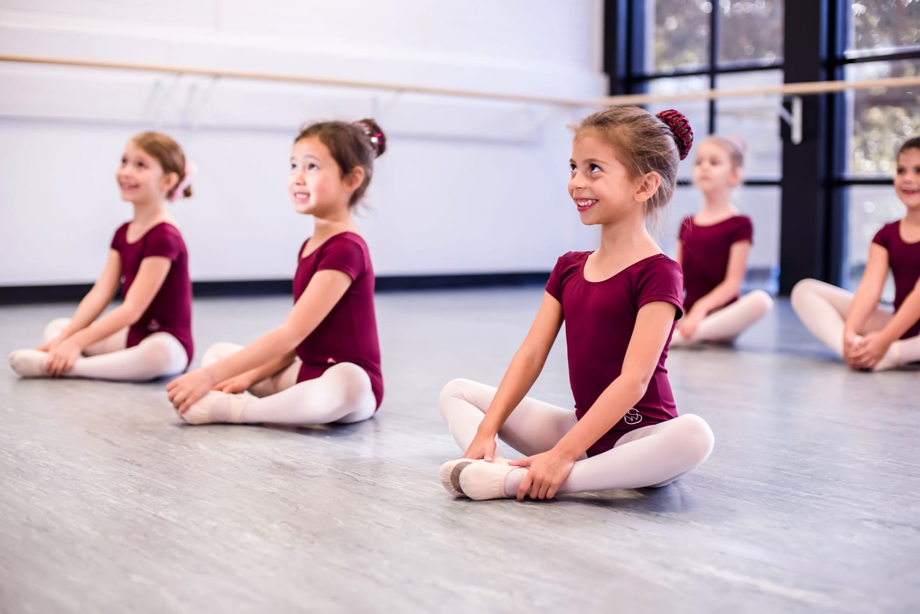Young dancers on stage